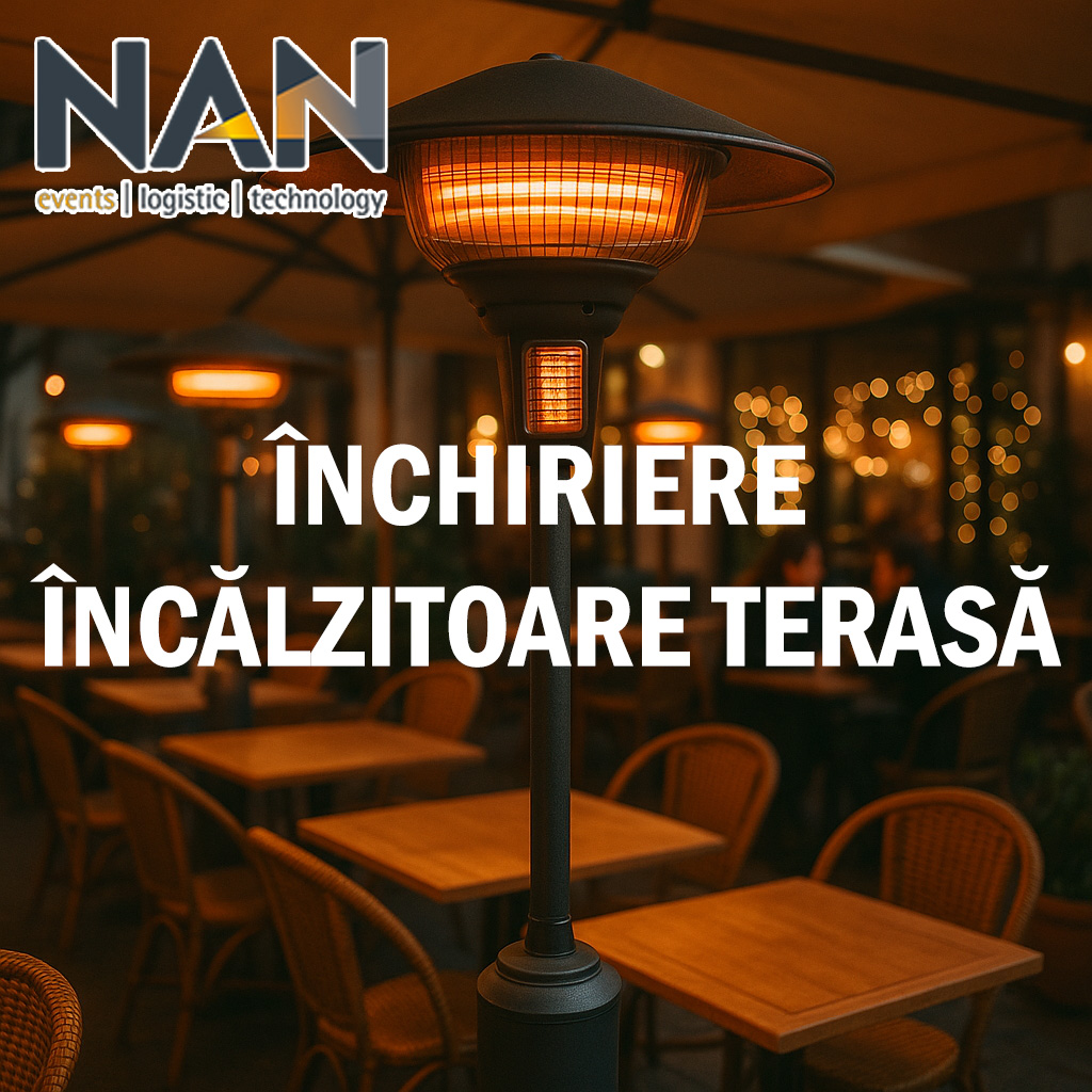 Cum să prelungești sezonul pe terasă cu servicii de închiriere încălzitoare de la NAN Events